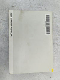 2016 Kia Sedona Owners Manual Book Guide P/N:GA9O-EU5NF OEM Used Auto Parts - Oemusedautoparts1.com