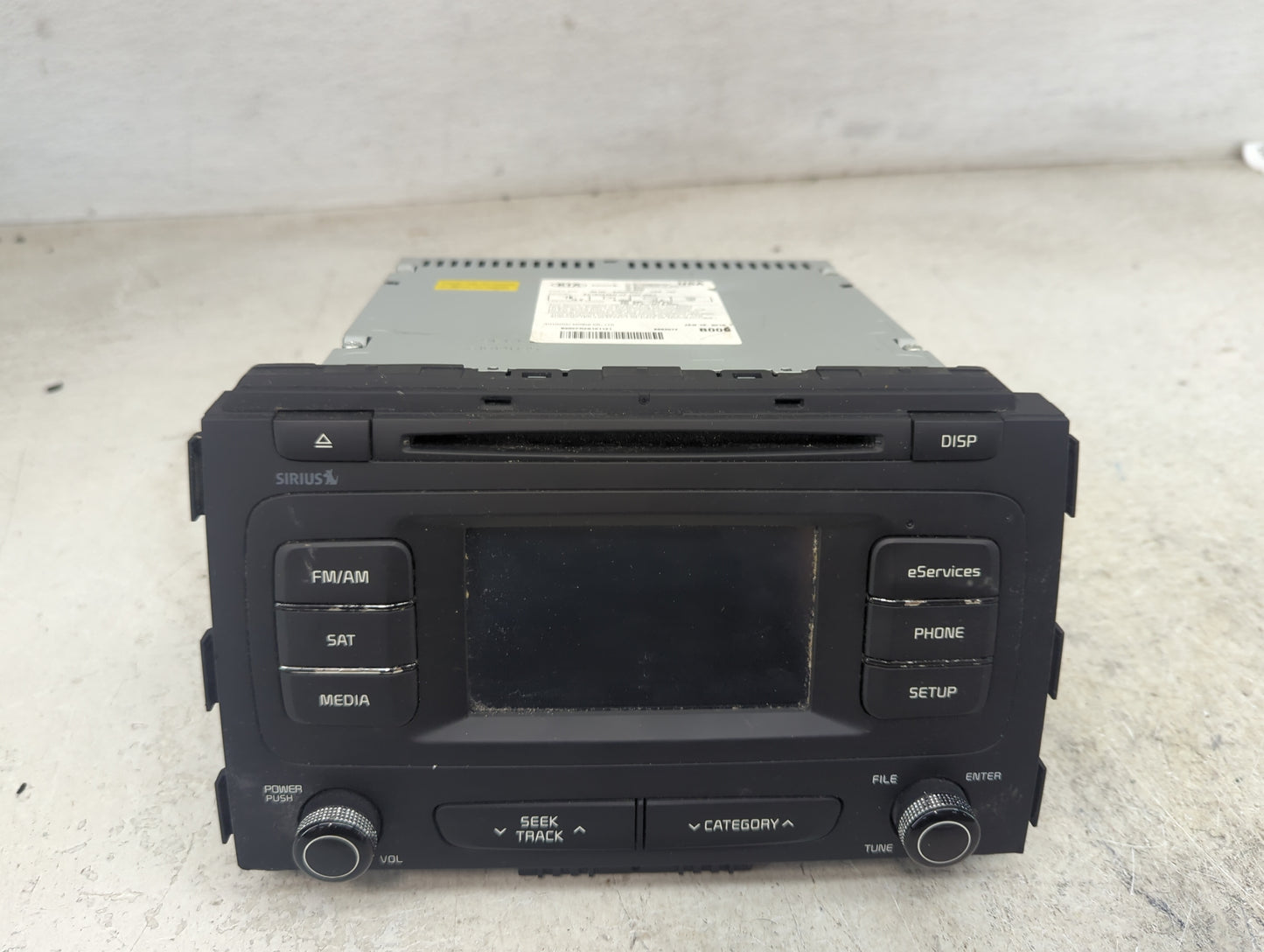 2015-2016 Kia Sedona Radio AM FM Cd Player Receiver Replacement P/N:96160-A9000WAC AC1A09AN,YP UVO,WAC Fits Fits 2015 2016 O