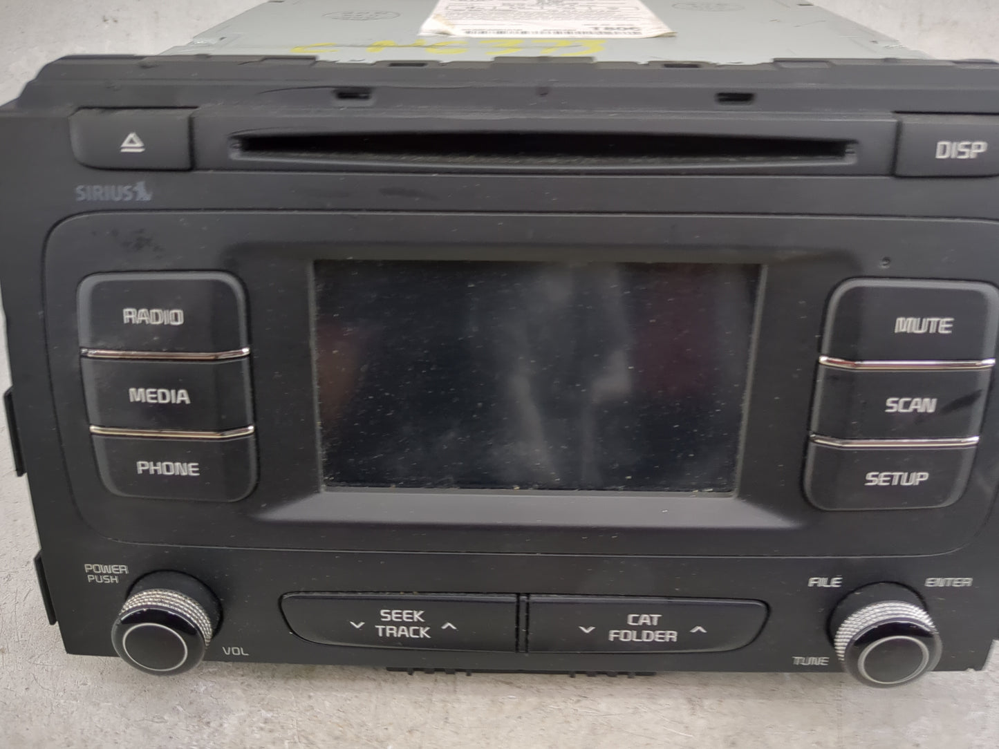 2015-2016 Kia Sedona Radio AM FM Cd Player Receiver Replacement P/N:96180-A9800WAC AM1A1A9AN,YP B,WAC Fits Fits 2015 2016 OE