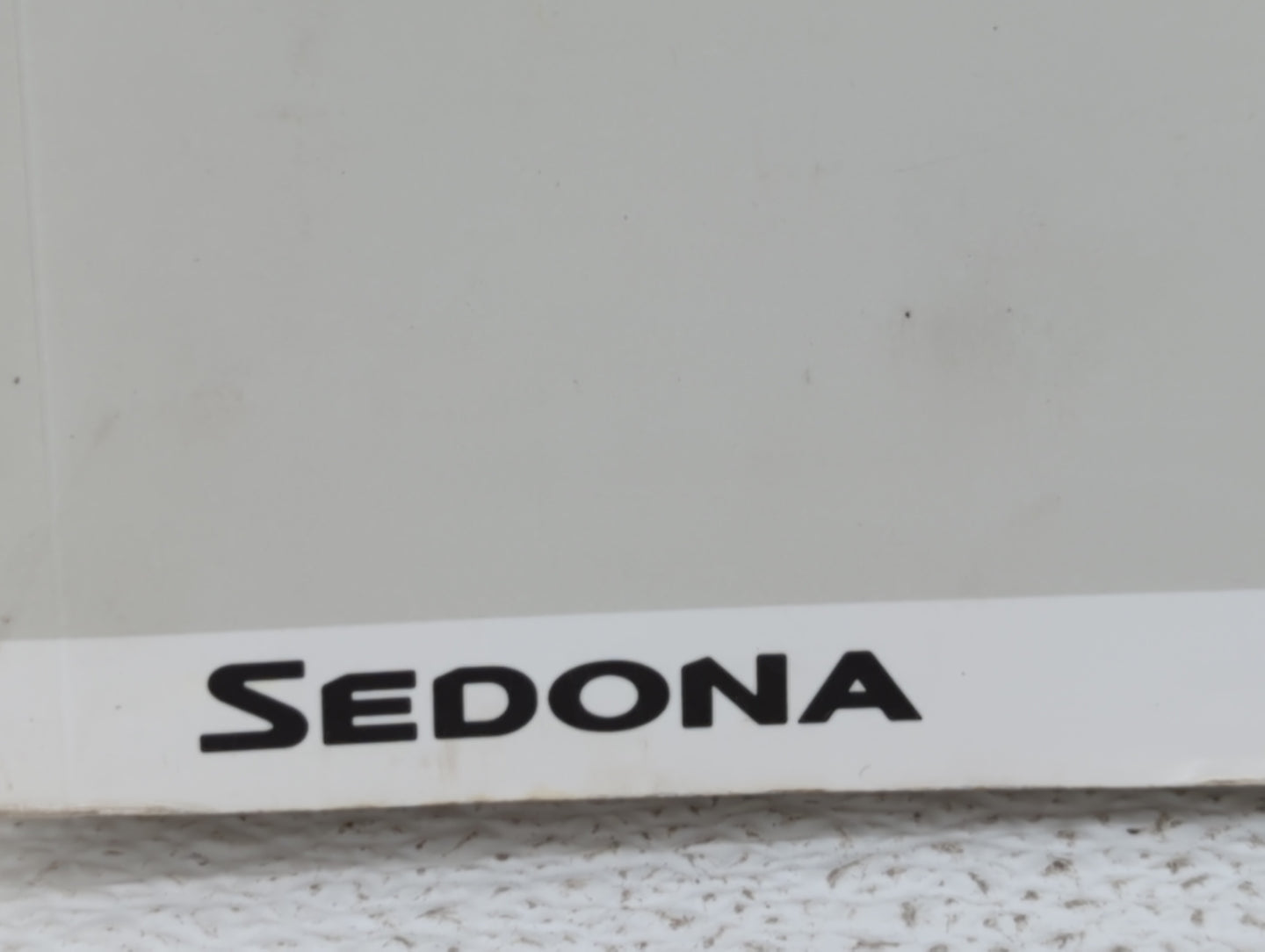 2016 Kia Sedona Owners Manual Book Guide P/N:GA9O-EU53A OEM Used Auto Parts - Oemusedautoparts1.com