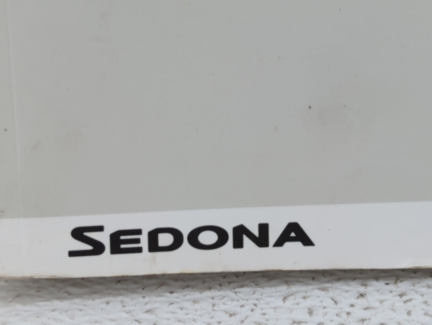 2016 Kia Sedona Owners Manual Book Guide P/N:GA9O-EU53A OEM Used Auto Parts - Oemusedautoparts1.com