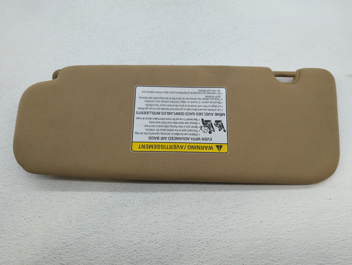 2015-2019 Kia Sedona Sun Visor Shade Replacement Passenger Right Mirror Fits Fits 2015 2016 2017 2018 2019 OEM Used Auto Par