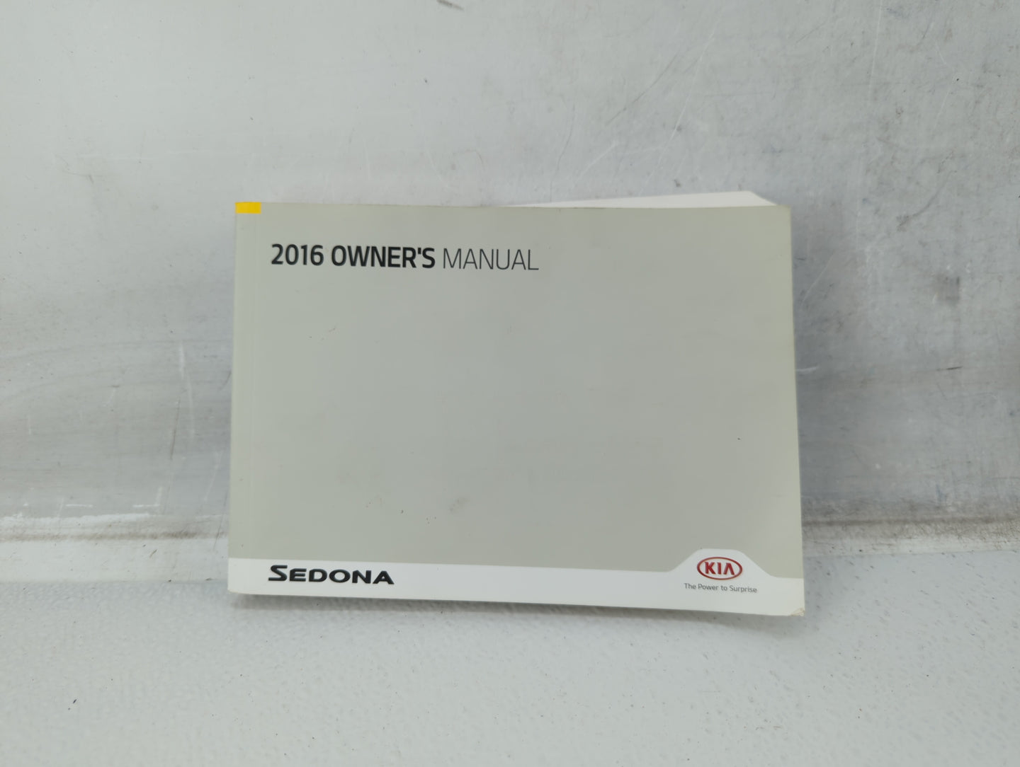 2016 Kia Sedona Owners Manual Book Guide OEM Used Auto Parts - Oemusedautoparts1.com
