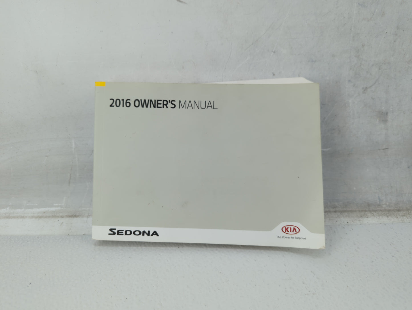 2016 Kia Sedona Owners Manual Book Guide OEM Used Auto Parts - Oemusedautoparts1.com