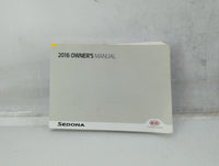 2016 Kia Sedona Owners Manual Book Guide OEM Used Auto Parts - Oemusedautoparts1.com