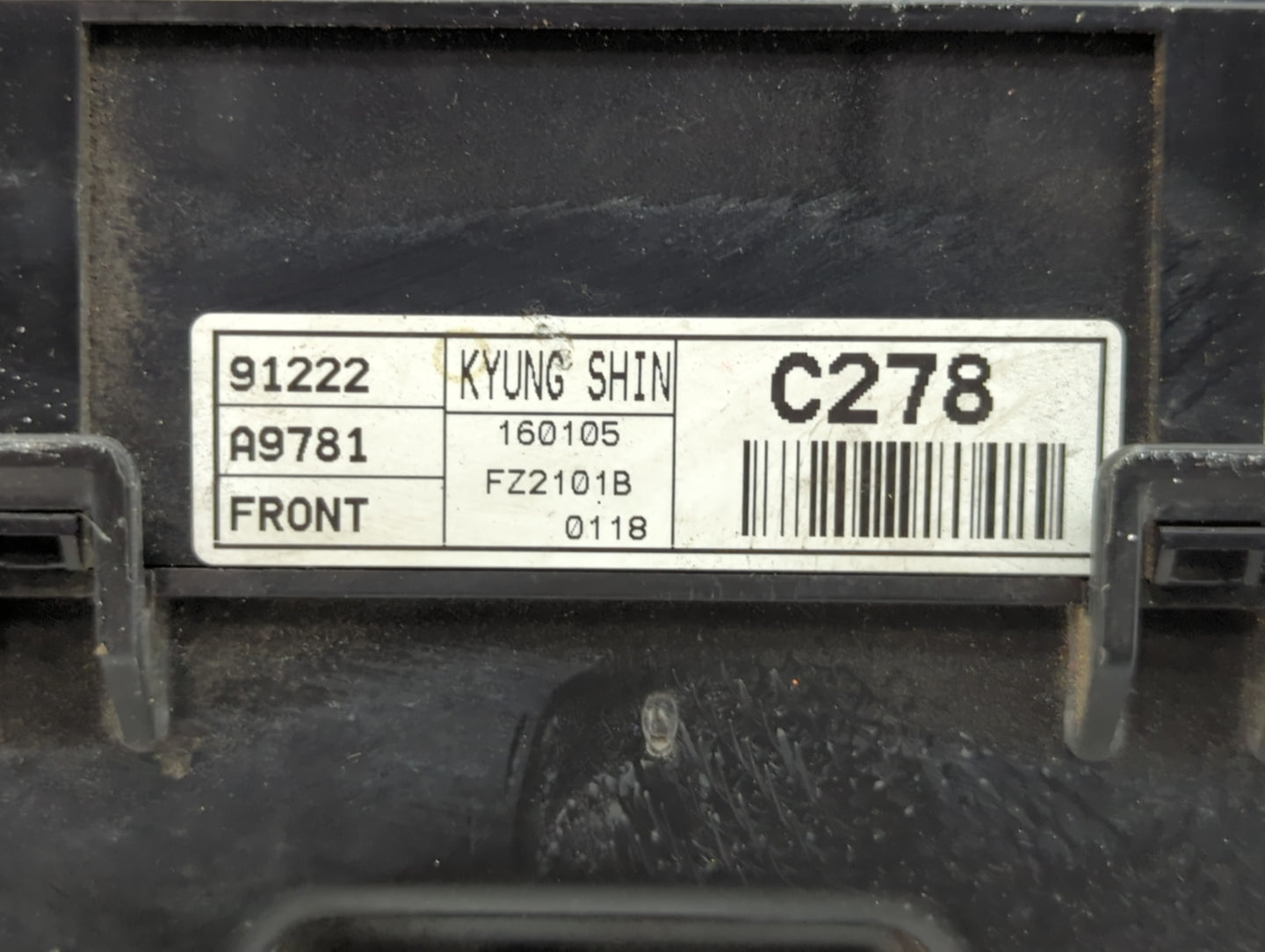 2015-2018 Kia Sedona Fusebox Fuse Box Panel Relay Module P/N:91222 A9781 Fits Fits 2015 2016 2017 2018 OEM Used Auto Parts -