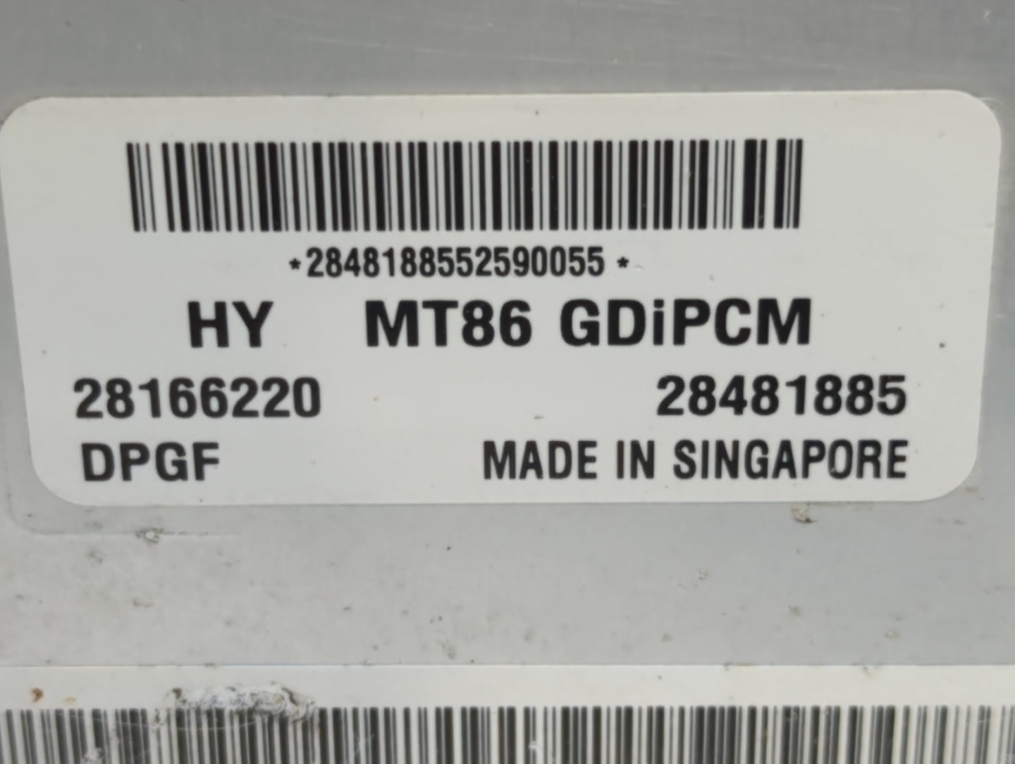2016 Kia Sedona PCM Engine Control Computer ECU ECM PCU OEM P/N:28481885 28166220 Fits OEM Used Auto Parts - Oemusedautopart
