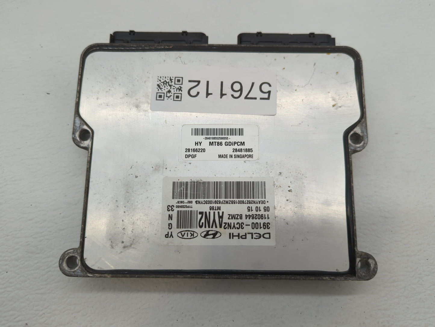 2016 Kia Sedona PCM Engine Control Computer ECU ECM PCU OEM P/N:28481885 28166220 Fits OEM Used Auto Parts - Oemusedautopart