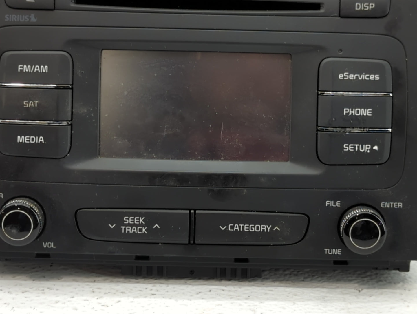 2015-2016 Kia Sedona Radio AM FM Cd Player Receiver Replacement P/N:96160-A9000WAC Fits Fits 2015 2016 OEM Used Auto Parts -