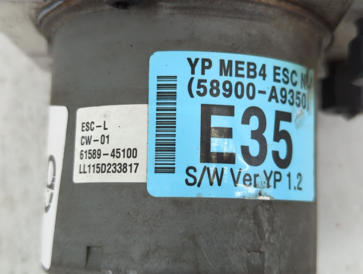 2015-2018 Kia Sedona Anti-Lock Brake ABS Pump Module Actuator OEM P/N:A9589-20520 58920-A9350 Fits Fits 2015 2016 2017 2018 