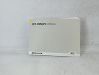 2016 Kia Sedona Owners Manual Book Guide P/N:GA90-EU59E OEM Used Auto Parts - Oemusedautoparts1.com