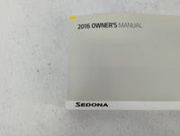 2016 Kia Sedona Owners Manual Book Guide P/N:GA90-EU59E OEM Used Auto Parts - Oemusedautoparts1.com