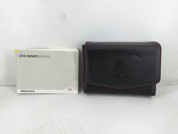 2016 Kia Sedona Owners Manual Book Guide P/N:GA9O-EU59E OEM Used Auto Parts - Oemusedautoparts1.com