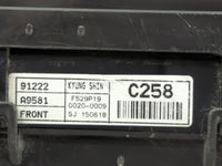 2015-2018 Kia Sedona Fusebox Fuse Box Panel Relay Module P/N:91222 A9581 Fits Fits 2015 2016 2017 2018 OEM Used Auto Parts -