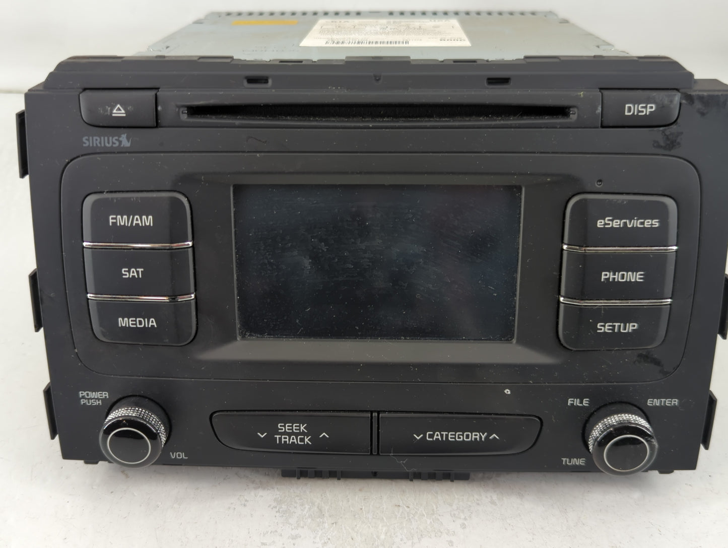 2015-2016 Kia Sedona Radio AM FM Cd Player Receiver Replacement P/N:96160-A9000WAC Fits Fits 2015 2016 OEM Used Auto Parts -