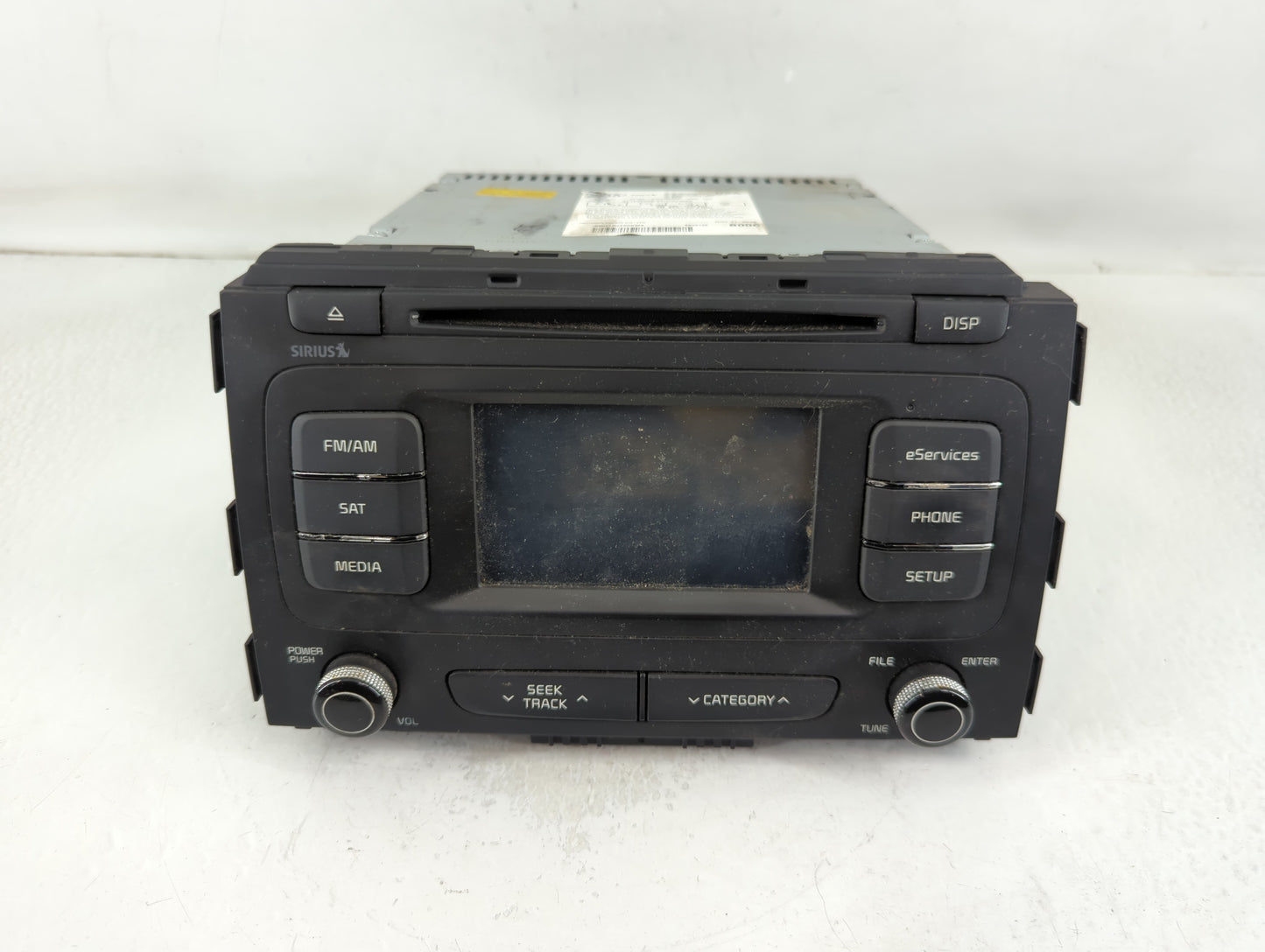 2015-2016 Kia Sedona Radio AM FM Cd Player Receiver Replacement P/N:96160A9000WAC Fits Fits 2015 2016 OEM Used Auto Parts - 