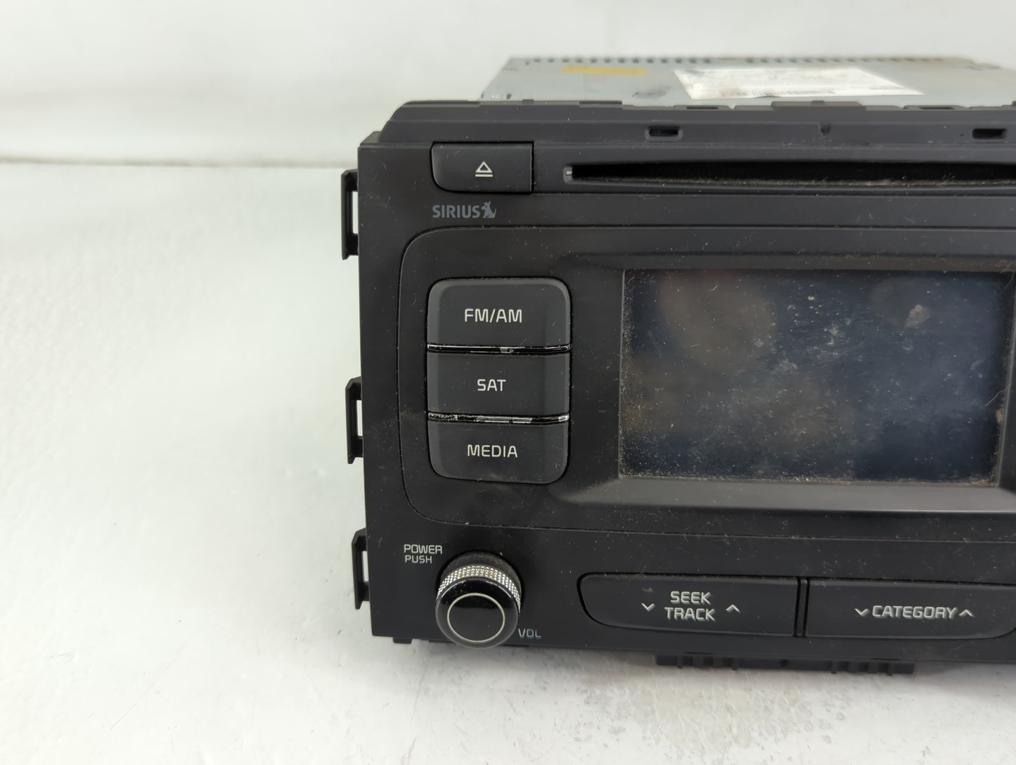 2015-2016 Kia Sedona Radio AM FM Cd Player Receiver Replacement P/N:96160A9000WAC Fits Fits 2015 2016 OEM Used Auto Parts - 