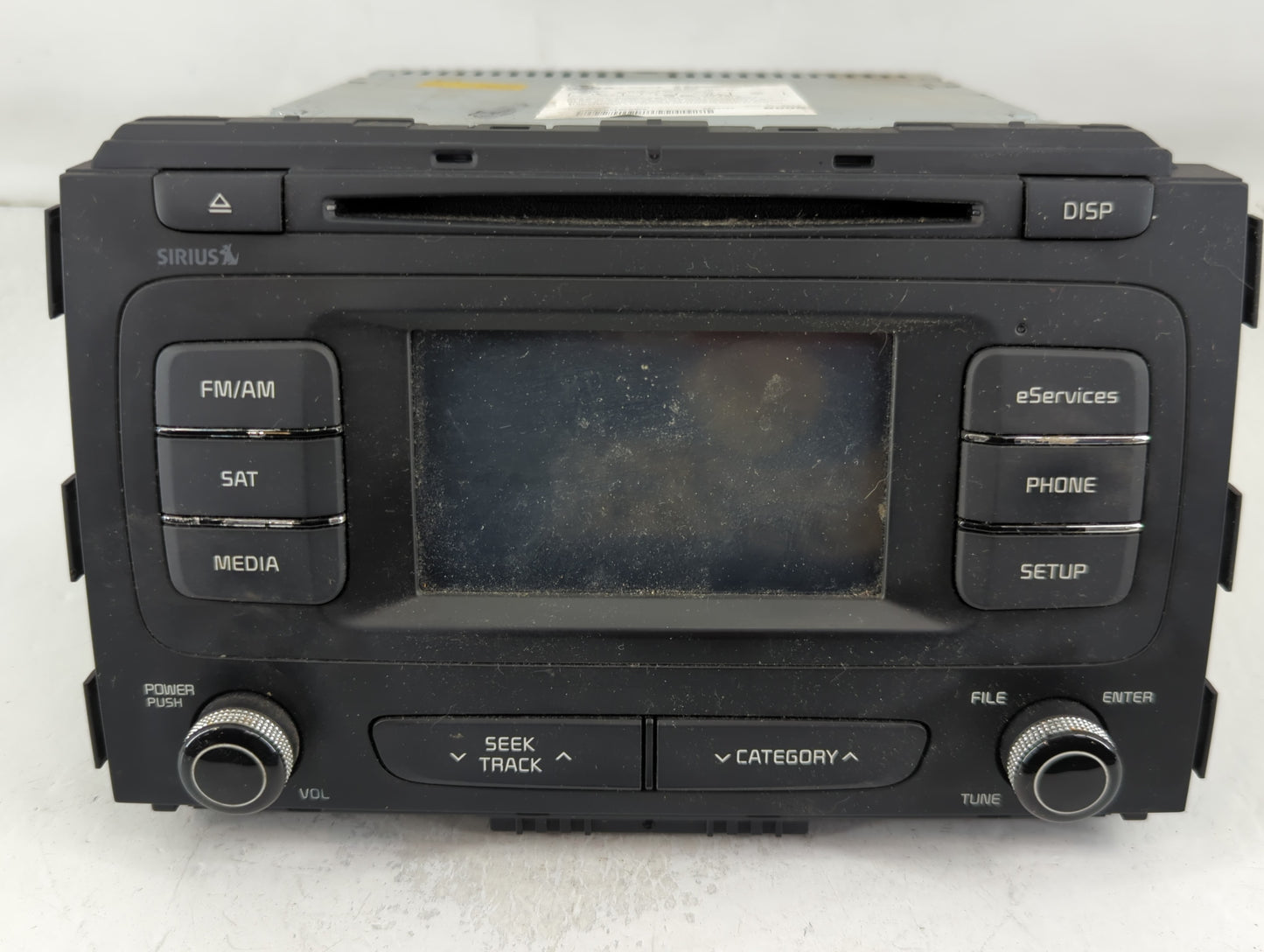 2015-2016 Kia Sedona Radio AM FM Cd Player Receiver Replacement P/N:96160A9000WAC Fits Fits 2015 2016 OEM Used Auto Parts - 