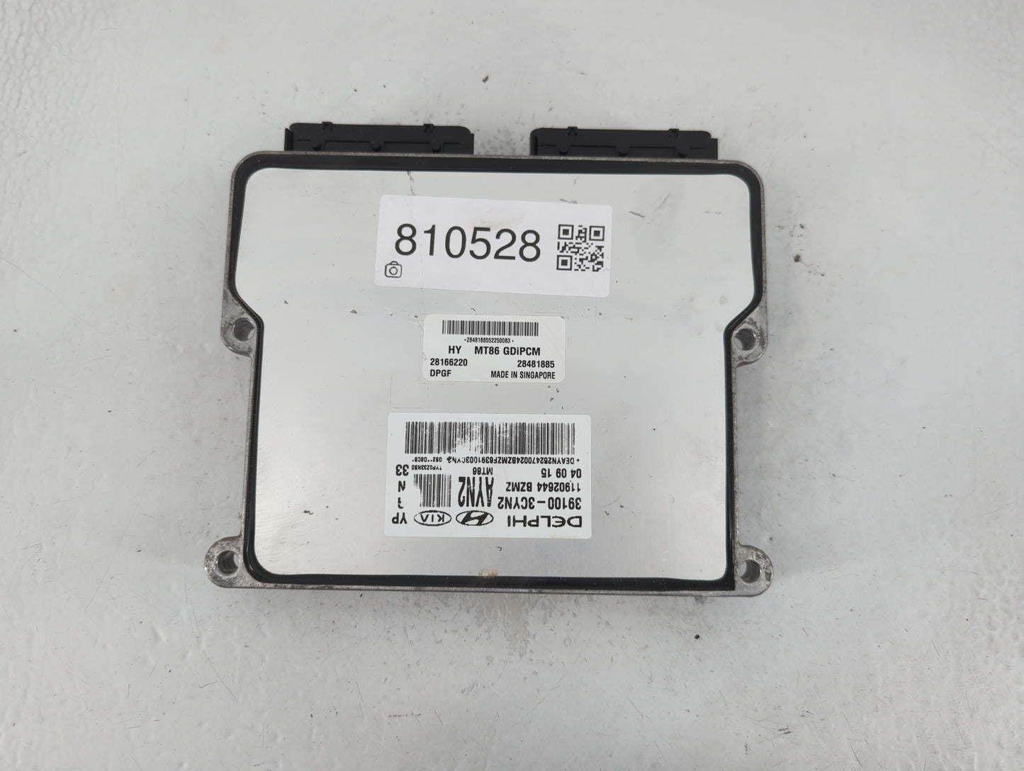 2016-2018 Kia Sedona PCM Engine Control Computer ECU ECM PCU OEM P/N:39100-3CYN2 Fits Fits 2016 2017 2018 OEM Used Auto Part