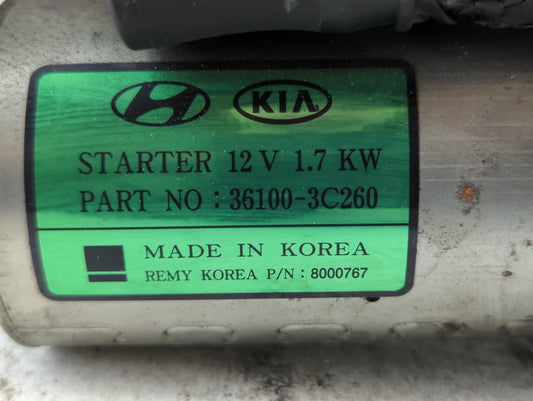 2015-2016 Kia Sedona Car Starter Motor Solenoid OEM P/N:36100-3C260 Fits Fits 2012 2013 2014 2015 2016 OEM Used Auto Parts