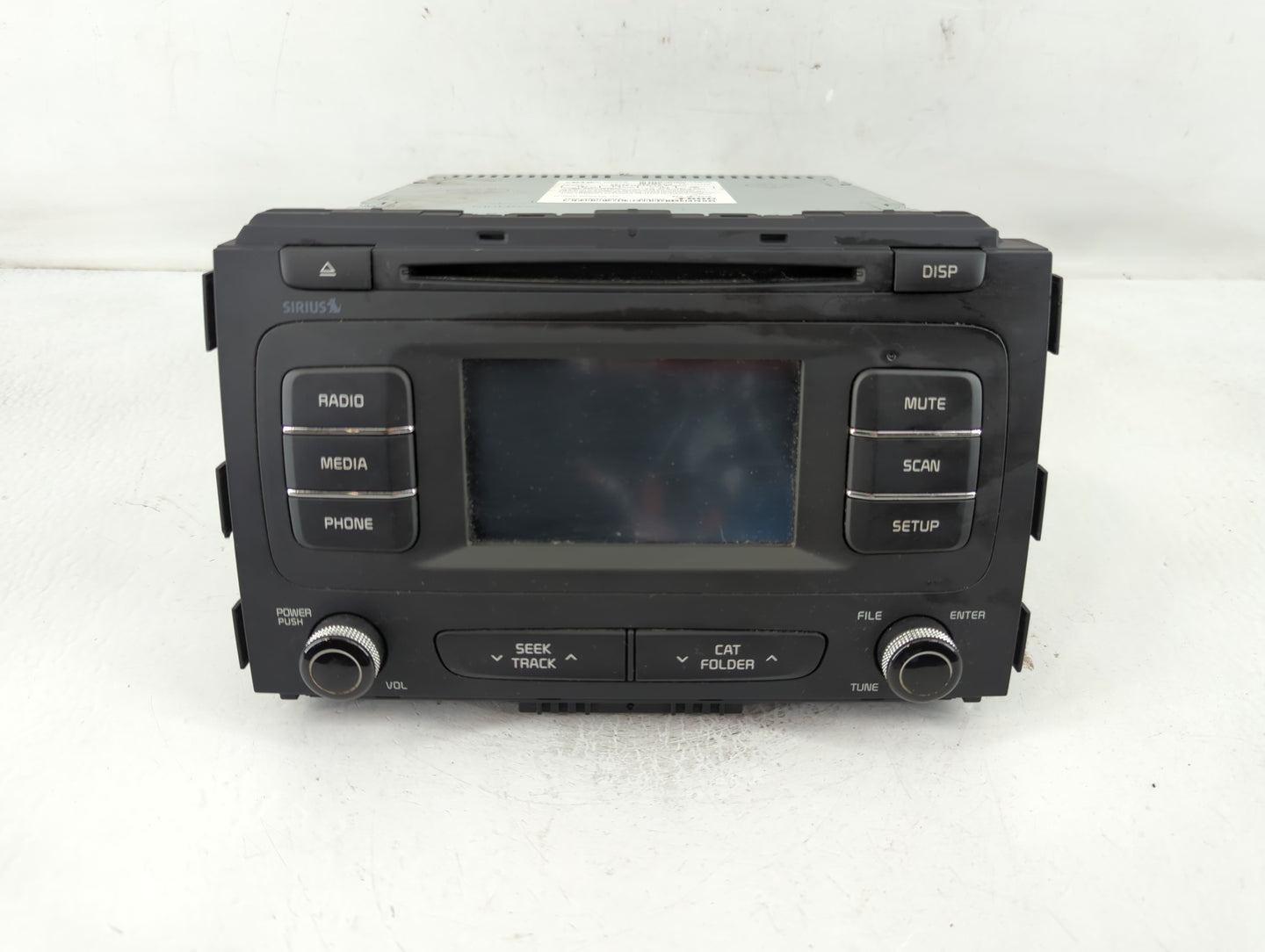 2015-2016 Kia Sedona Radio AM FM Cd Player Receiver Replacement P/N:96180-A9800WAC Fits Fits 2015 2016 OEM Used Auto Parts -