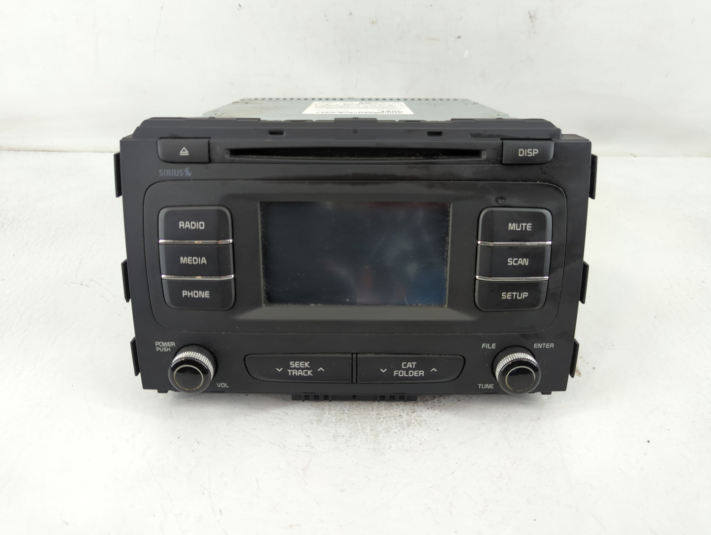 2015-2016 Kia Sedona Radio AM FM Cd Player Receiver Replacement P/N:96180-A9800WAC Fits Fits 2015 2016 OEM Used Auto Parts -