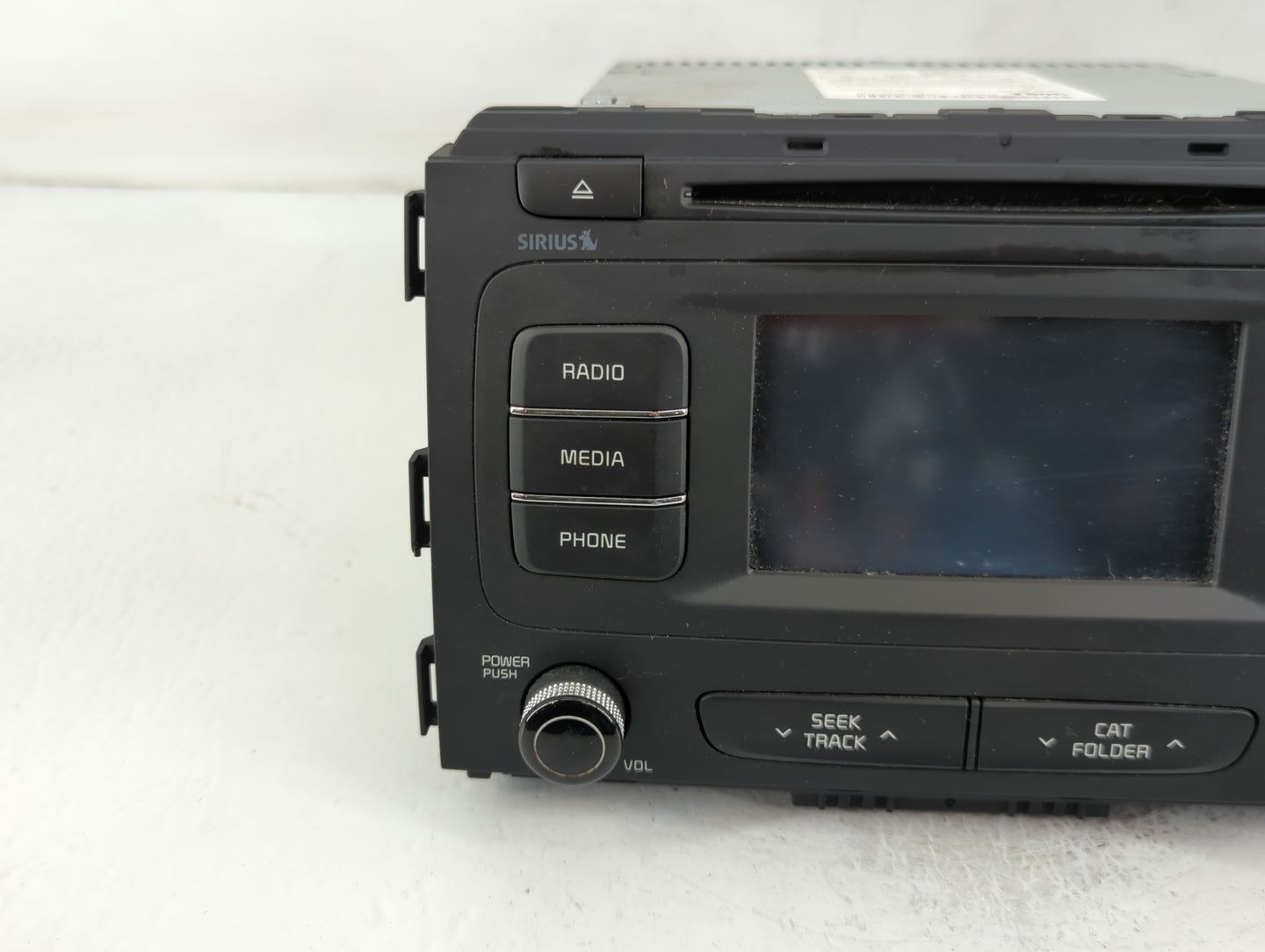 2015-2016 Kia Sedona Radio AM FM Cd Player Receiver Replacement P/N:96180-A9800WAC Fits Fits 2015 2016 OEM Used Auto Parts -