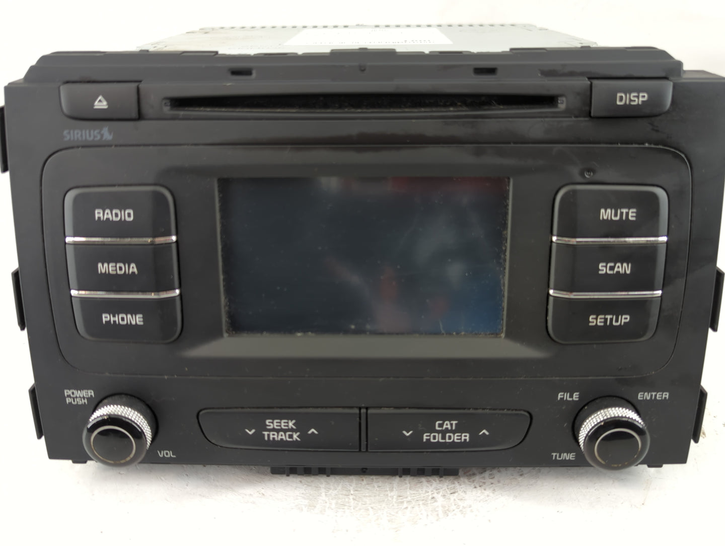 2015-2016 Kia Sedona Radio AM FM Cd Player Receiver Replacement P/N:96180-A9800WAC Fits Fits 2015 2016 OEM Used Auto Parts -