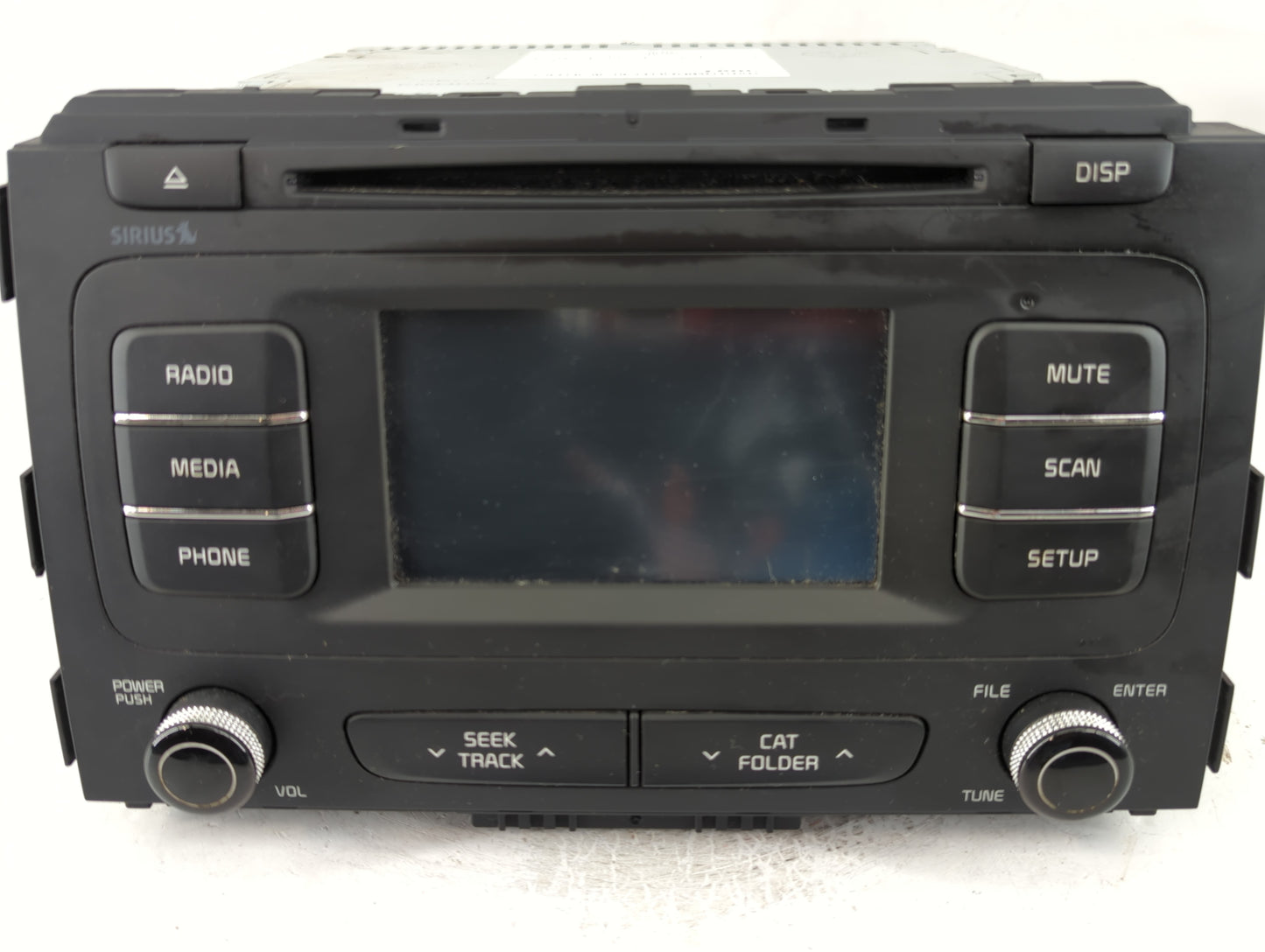 2015-2016 Kia Sedona Radio AM FM Cd Player Receiver Replacement P/N:96180-A9800WAC Fits Fits 2015 2016 OEM Used Auto Parts -