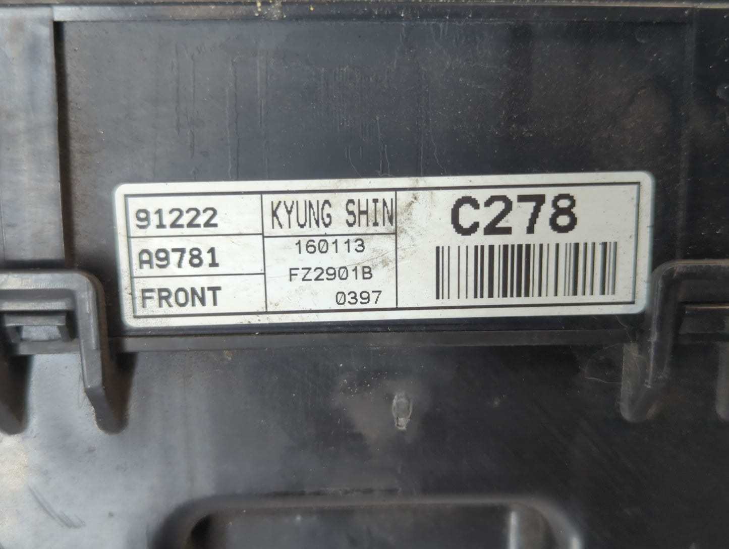 2015-2018 Kia Sedona Fusebox Fuse Box Panel Relay Module P/N:FZ2901B 91222 A9781 Fits Fits 2015 2016 2017 2018 OEM Used Auto