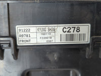 2015-2018 Kia Sedona Fusebox Fuse Box Panel Relay Module P/N:FZ2901B 91222 A9781 Fits Fits 2015 2016 2017 2018 OEM Used Auto
