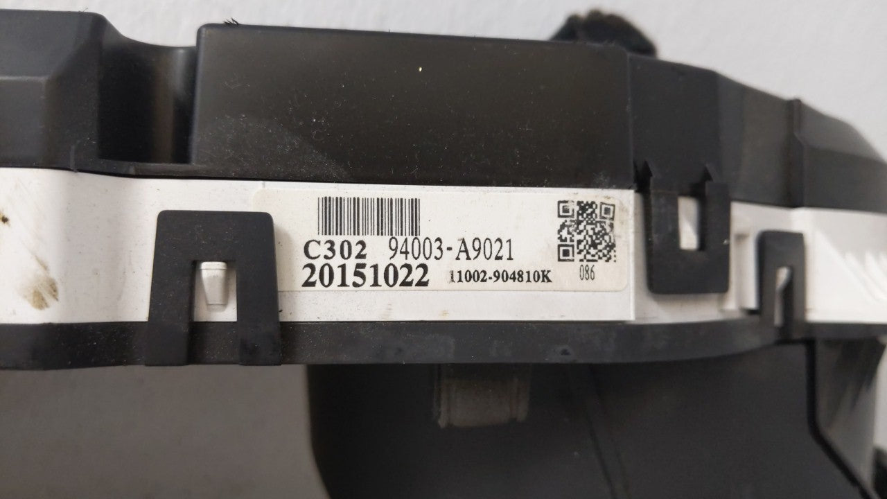 2015-2016 Kia Sedona Instrument Cluster Speedometer Gauges P/N:94003-A9020 94003-A9021 Fits Fits 2015 2016 OEM Used Auto Par