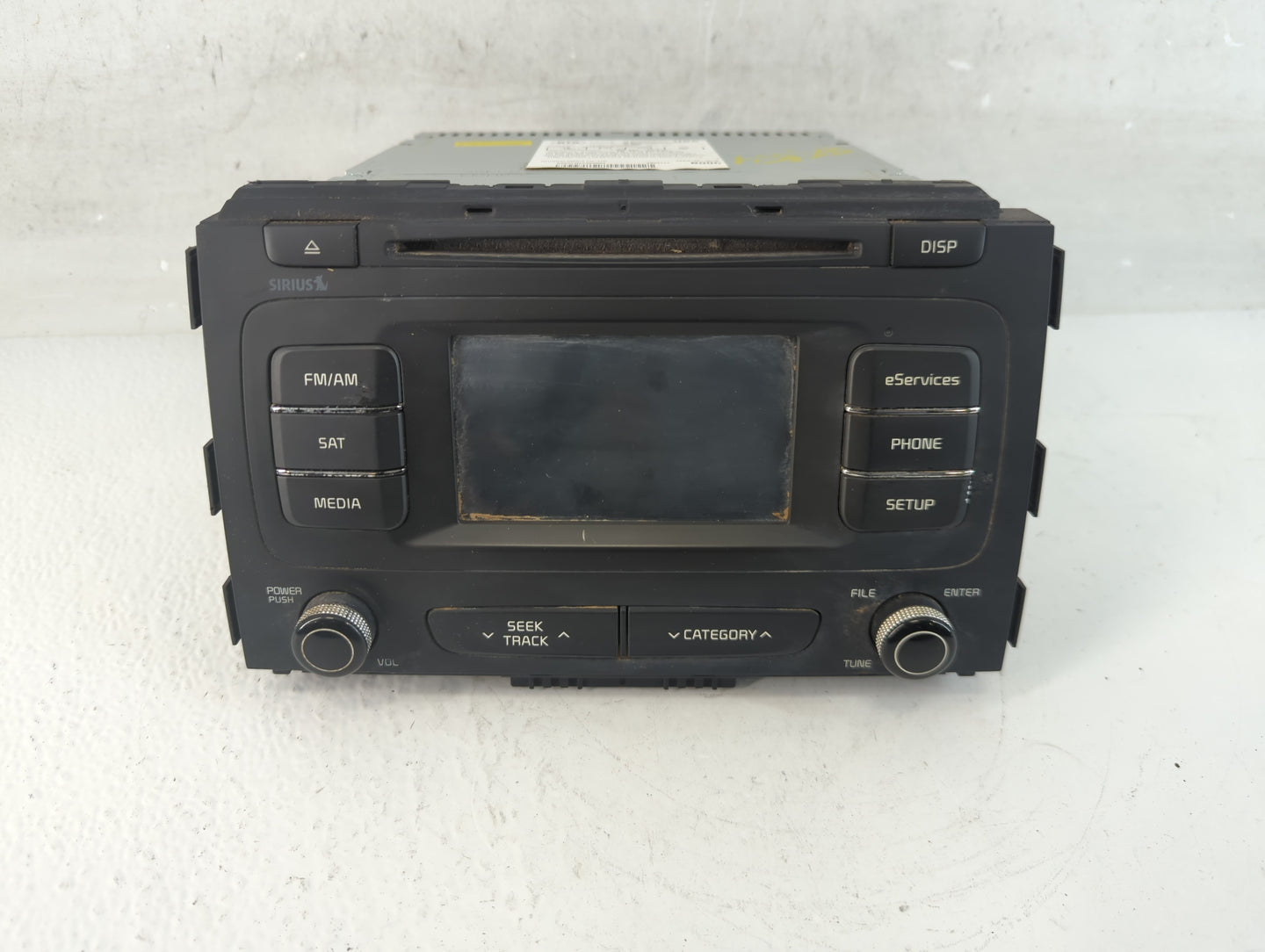 2015-2016 Kia Sedona Radio AM FM Cd Player Receiver Replacement P/N:96160-A9000WAC Fits Fits 2015 2016 OEM Used Auto Parts -