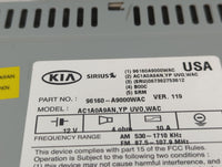 2015-2016 Kia Sedona Radio AM FM Cd Player Receiver Replacement P/N:96160-A9000WAC Fits Fits 2015 2016 OEM Used Auto Parts -