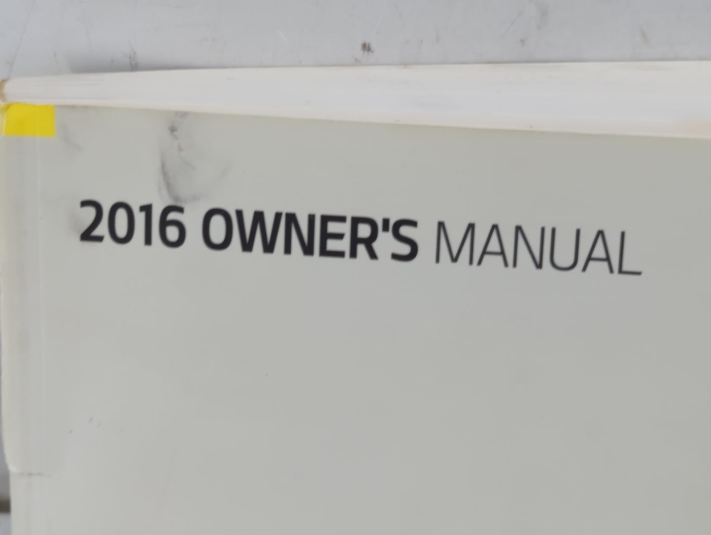 2016 Kia Sedona Owners Manual Book Guide P/N:GA9O-EU54B OEM Used Auto Parts - Oemusedautoparts1.com