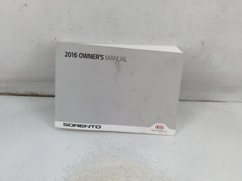 compare product 2016 Kia Sorento Owners Manual Book Guide P/N:GXG5-EU58G OEM Used Auto Parts