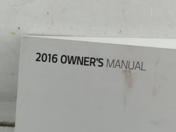 2016 Kia Sorento Owners Manual Book Guide P/N:GXG5-EU58G OEM Used Auto Parts