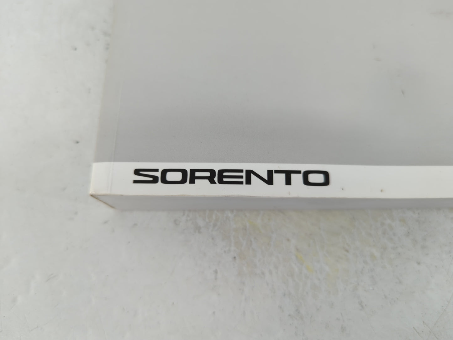 2016 Kia Sorento Owners Manual Book Guide P/N:GXG5-EU58G OEM Used Auto Parts - Oemusedautoparts1.com