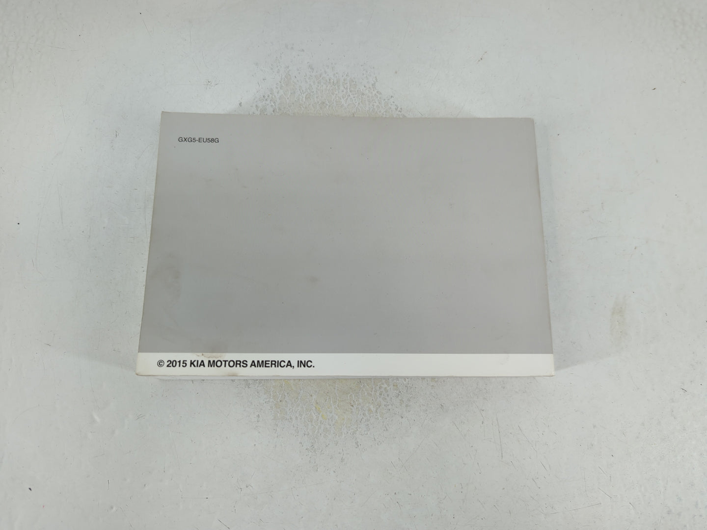 2016 Kia Sorento Owners Manual Book Guide P/N:GXG5-EU58G OEM Used Auto Parts - Oemusedautoparts1.com