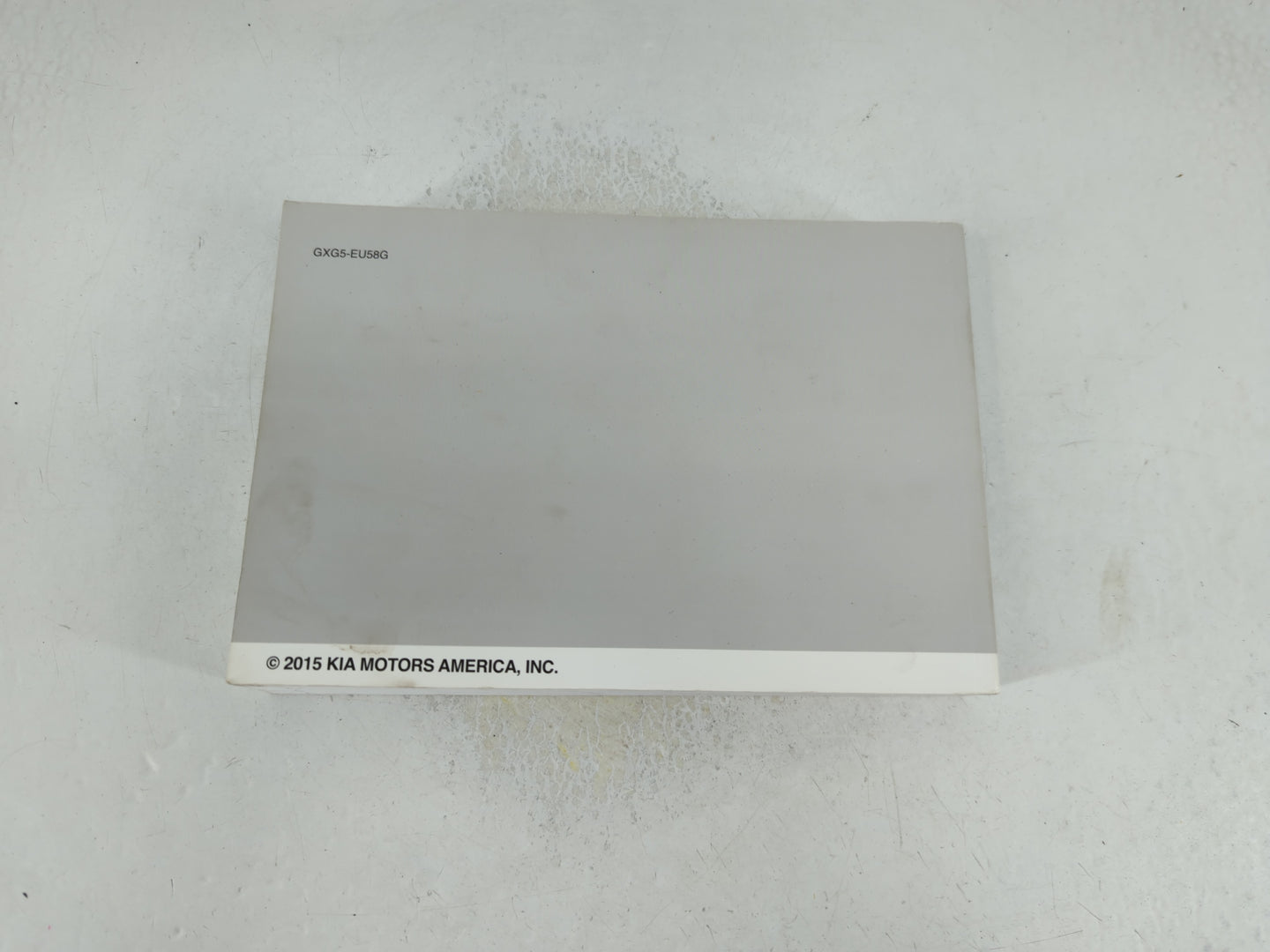 2016 Kia Sorento Owners Manual Book Guide P/N:GXG5-EU58G OEM Used Auto Parts - Oemusedautoparts1.com