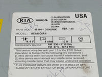 2016-2018 Kia Sorento Radio AM FM Cd Player Receiver Replacement P/N:96160-C6000WK Fits Fits 2016 2017 2018 OEM Used Auto Pa