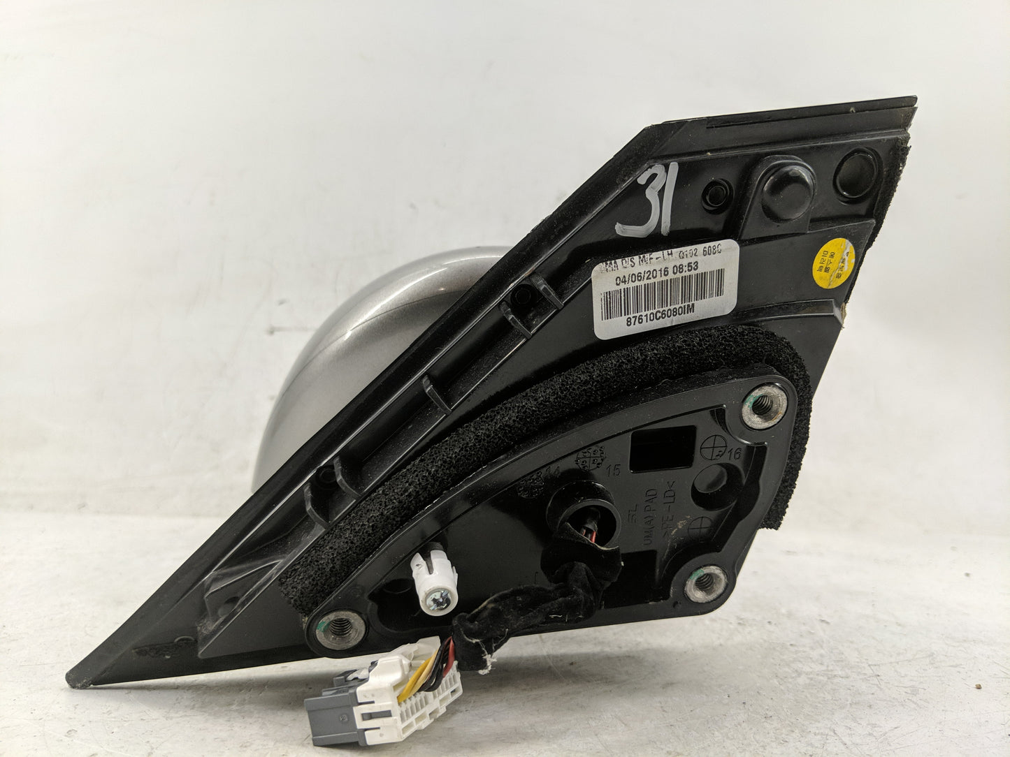 2016-2020 Kia Sorento Side Mirror Replacement Driver Left View Door Mirror Fits Fits 2016 2017 2018 2019 2020 OEM Used Auto 