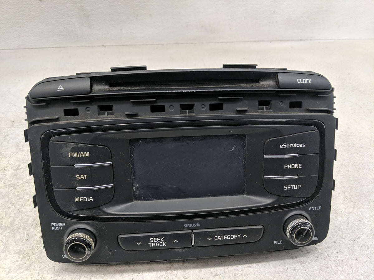 2016 Kia Sorento Radio AM FM Cd Player Receiver Replacement P/N:96160-C6000WK Fits OEM Used Auto Parts - Oemusedautoparts1.c