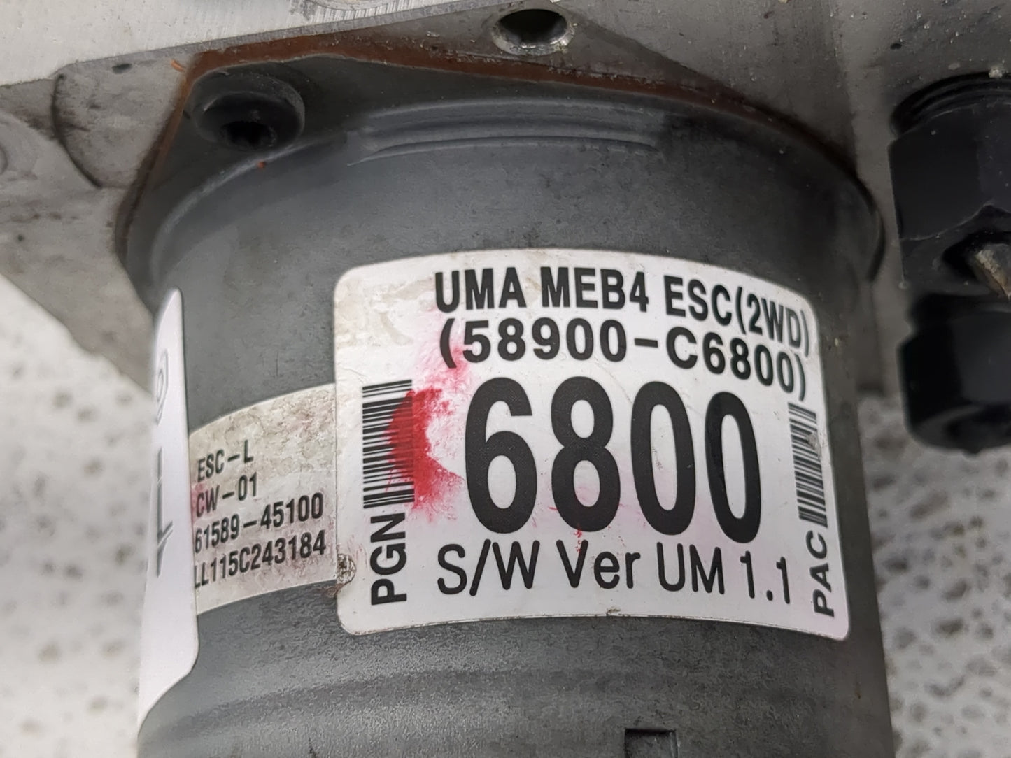 2016-2018 Kia Sorento ABS Pump Control Module Replacement P/N:61589-45100 58900-C6800 Fits Fits 2016 2017 2018 OEM Used Auto