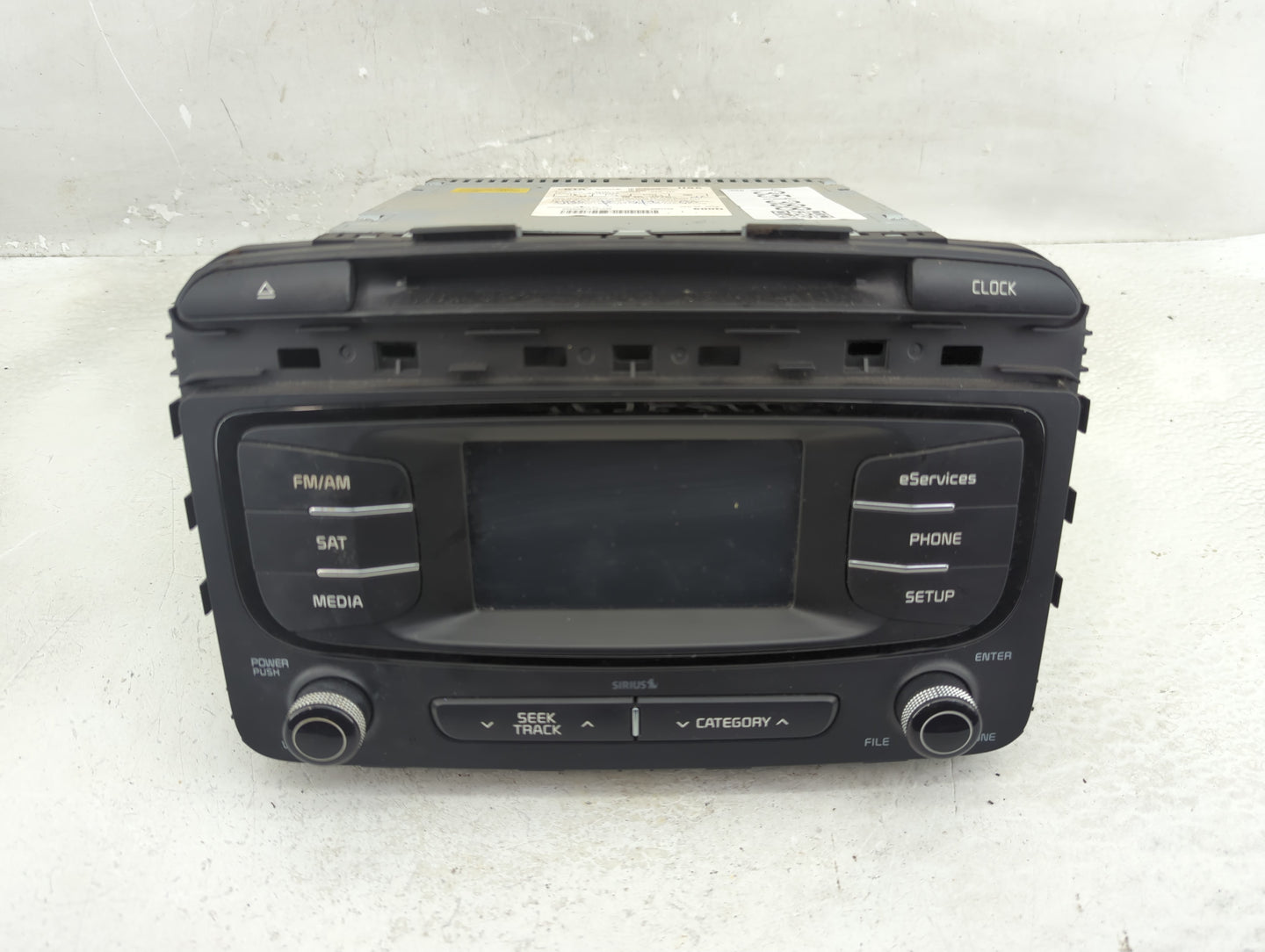 2016 Kia Sorento Radio AM FM Cd Player Receiver Replacement P/N:96160-C6000WK Fits OEM Used Auto Parts - Oemusedautoparts1.c