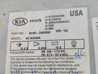 2016 Kia Sorento Radio AM FM Cd Player Receiver Replacement P/N:96160-C6000WK Fits OEM Used Auto Parts - Oemusedautoparts1.c