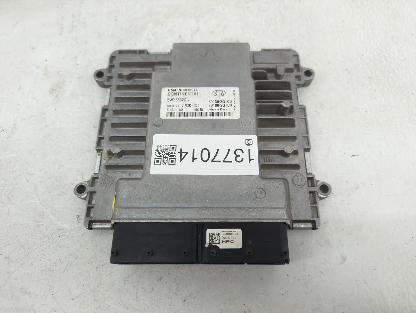 2016-2018 Kia Sorento PCM Engine Control Computer ECU ECM PCU OEM P/N:39100-2GTC0 39130-2GTC0 Fits Fits 2016 2017 2018 OEM U