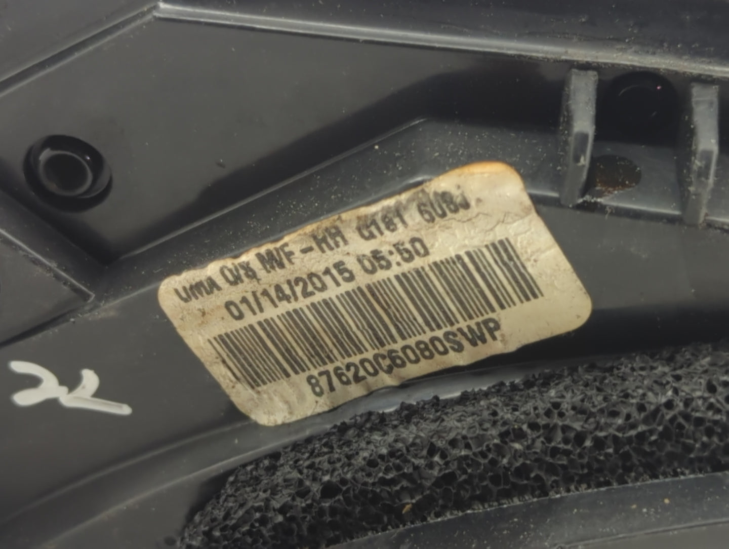 2016-2020 Kia Sorento Passenger Side View Mirror - Right Door Mirror OEM Used - Oemusedautoparts1.com