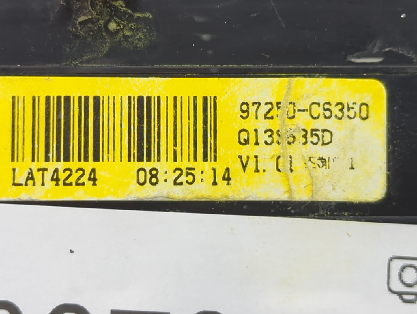 2016 Kia Sorento Climate Control Module Temperature AC/Heater Replacement P/N:97250-CS350 Fits OEM Used Auto Parts - Oemused
