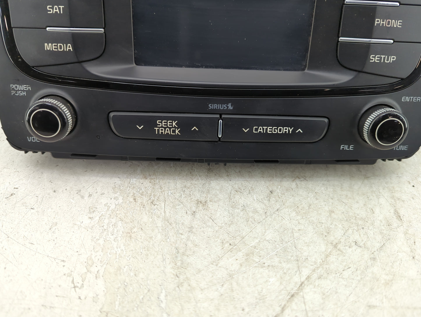 2016-2018 Kia Sorento Radio AM FM Cd Player Receiver Replacement P/N:96180-C6000WK Fits Fits 2016 2017 2018 OEM Used Auto Pa